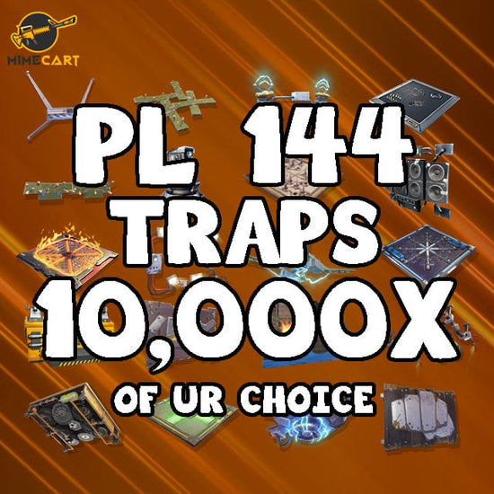 144 Fortnite Traps 10000 TRAPS OF YOUR CHOICE