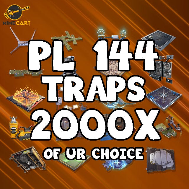 144 Fortnite Traps 2000 TRAPS OF YOUR CHOICE