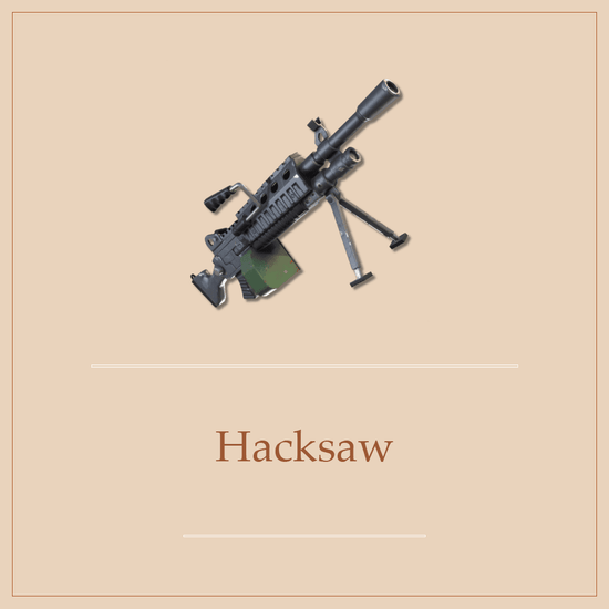 5x 130 Hacksaw- Max perks