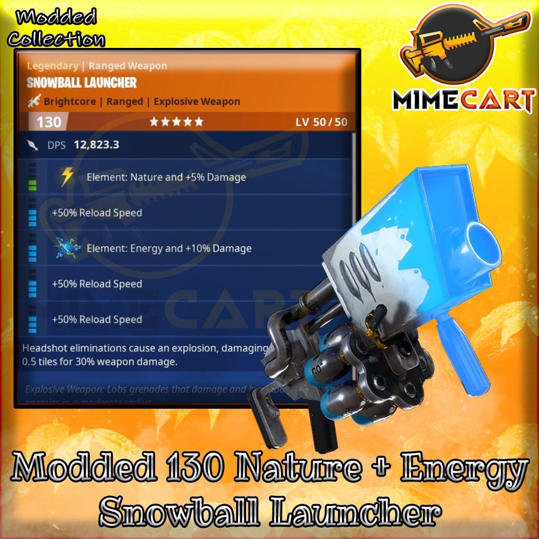 Load image into Gallery viewer, BRAND NEW MODDED 130 SNOWBALL LAUNCHER ENERGY &amp;amp; NATURE | FULL DURA!!

