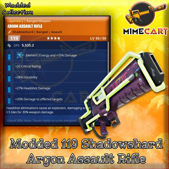 Load image into Gallery viewer, MODDED PL 119 SHADOWSHARD ARGON ASSAULT RIFLE
