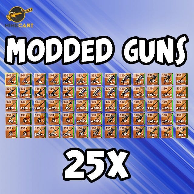 Special Modded Bundle - 25 Modded Weapons!