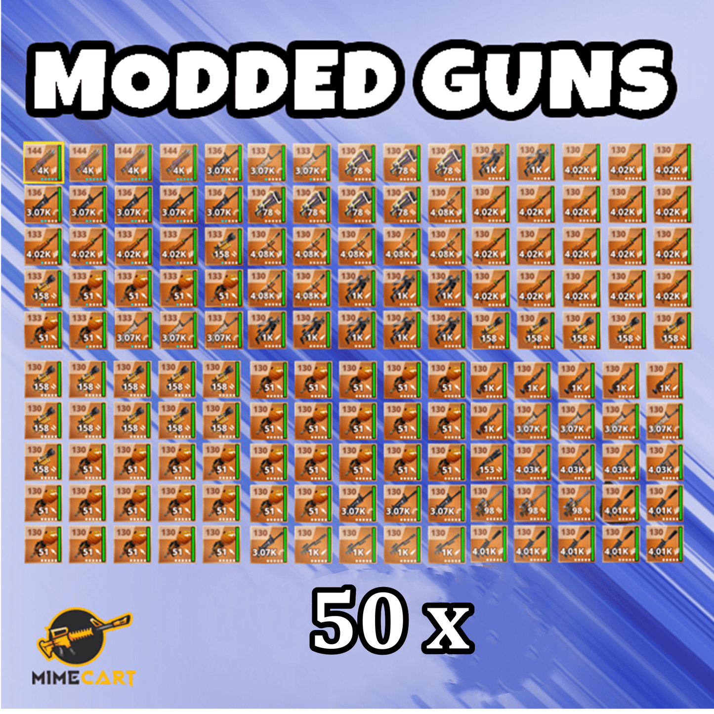 Special Modded Bundle - 50 Modded Weapons!
